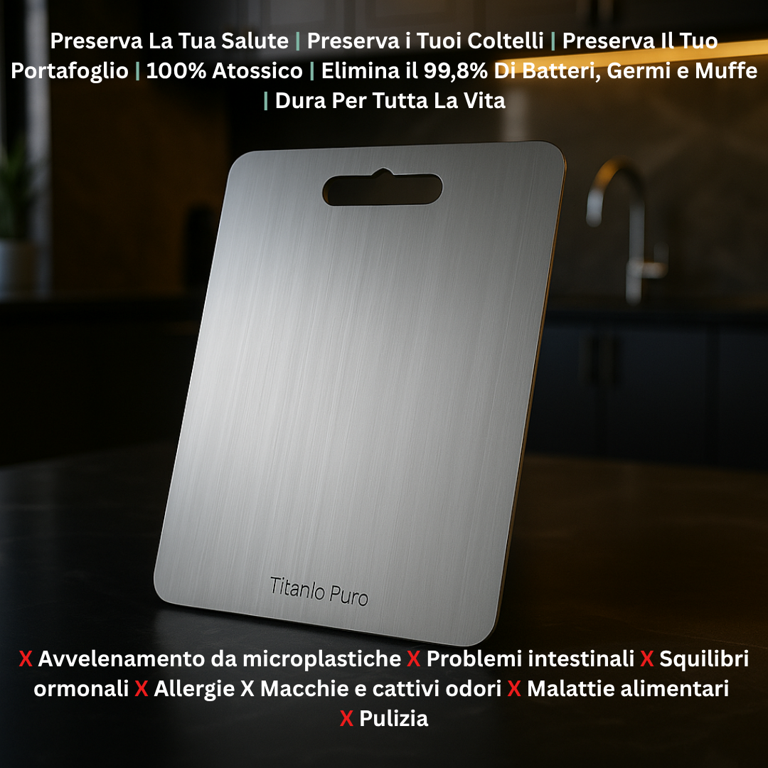 Puur Titanium - Titanium Snijplank