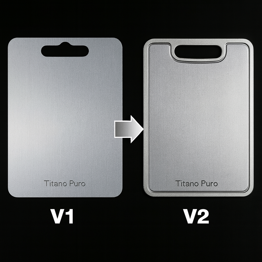 Titanio Puro - Planche à Découper en Titane V2
