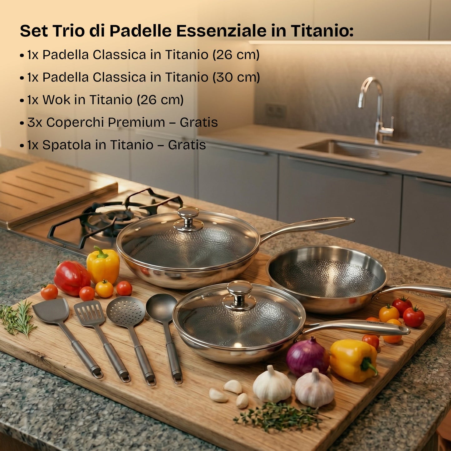 Trio Set Essentiële Koekenpannen
