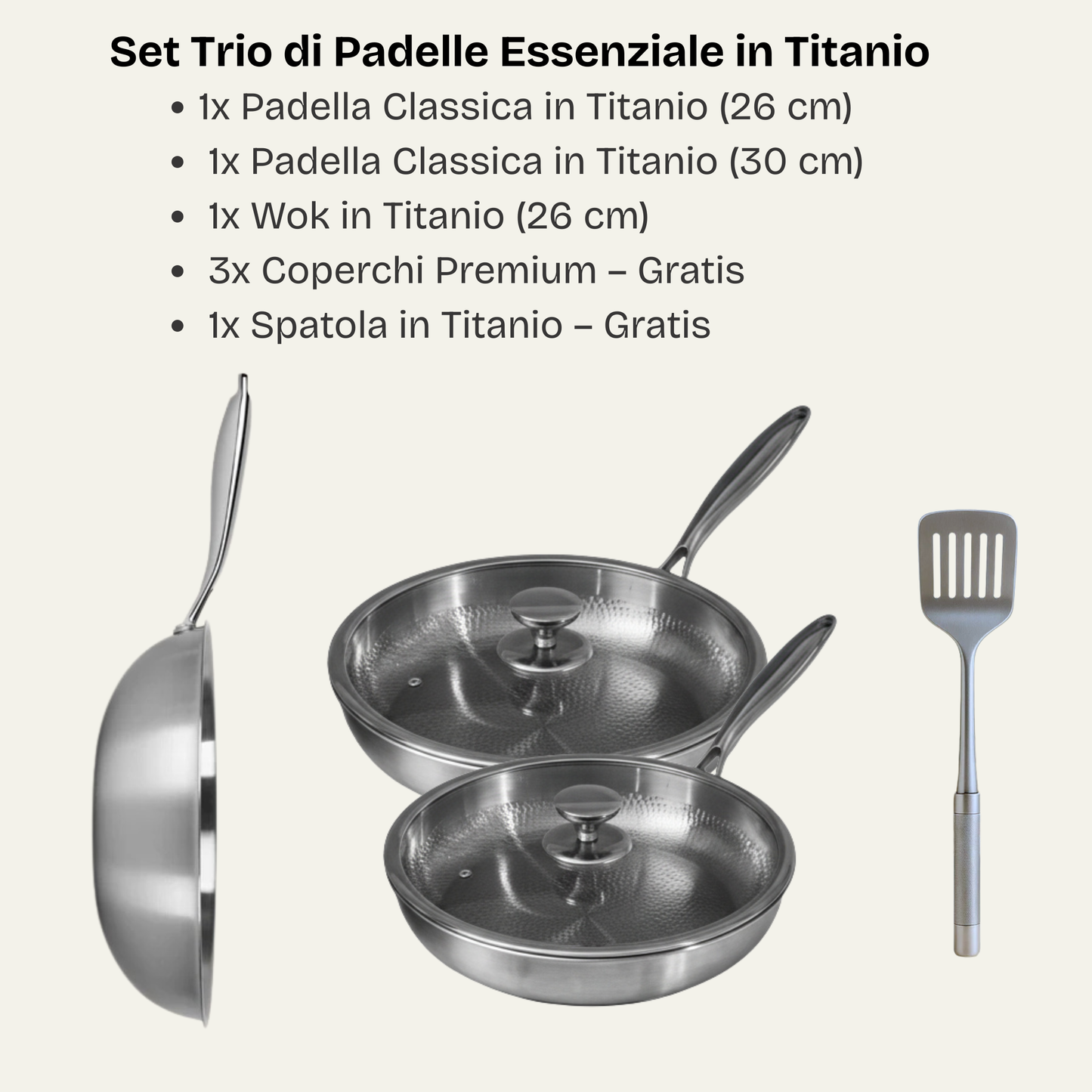 Set Trio de Poêles Essentiel
